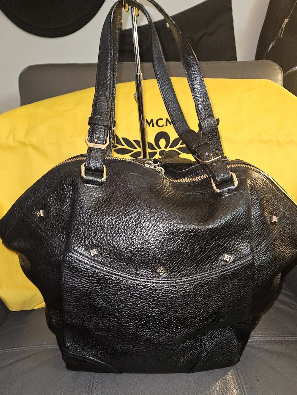 MCM Dome Shoulder Bag